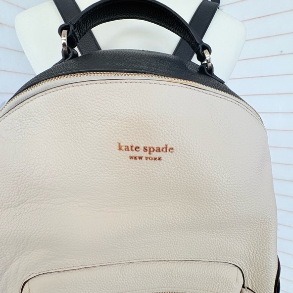 Kate Spade Ivory Leather Backpack - Picture 2 of 7